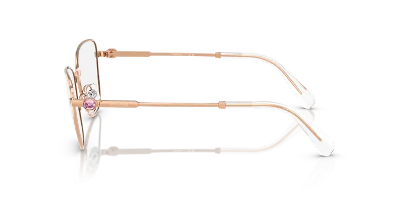 Swarovski Donna SK1018 4014 Montature da vista Metallo Oro Trasparente Cat Eye Normale miniatura 3