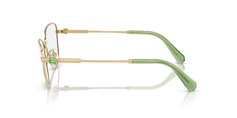 Swarovski Donna SK1018 4017 Montature da vista Metallo Oro Trasparente Cat Eye Normale miniatura 3