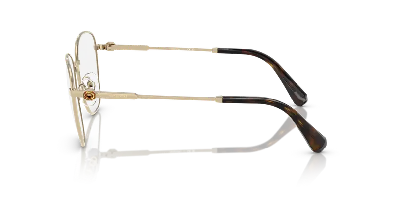 Swarovski Donna SK1019 4028 Montature da vista Metallo Oro Trasparente Squadrata Normale miniatura 3