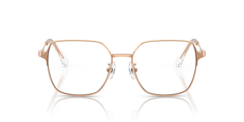 Swarovski Donna SK1020D 4014 Montature da vista Metallo Oro Trasparente Geometrica Normale miniatura 2