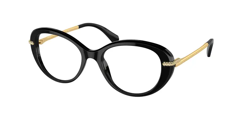 Swarovski Donna SK1020D  4028 Montature da vista Metallo Oro Trasparente Geometrica Normale