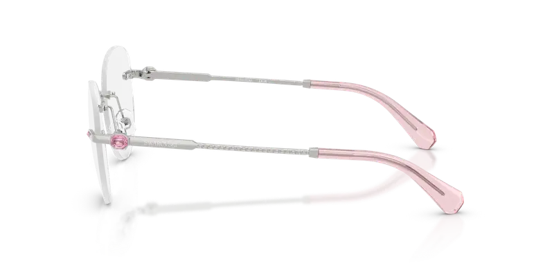 Swarovski Donna SK1021 4001 Montature da vista Metallo Argento Trasparente Pantos Normale miniatura 3