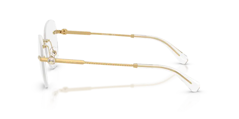 Swarovski Donna SK1021 4004 Montature da vista Metallo Oro Trasparente Pantos Normale miniatura 3