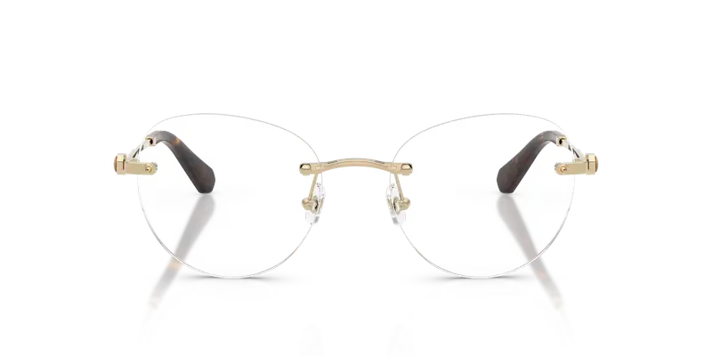 Swarovski Donna SK1021 4013 Montature da vista Metallo Oro Trasparente Pantos Normale miniatura 2