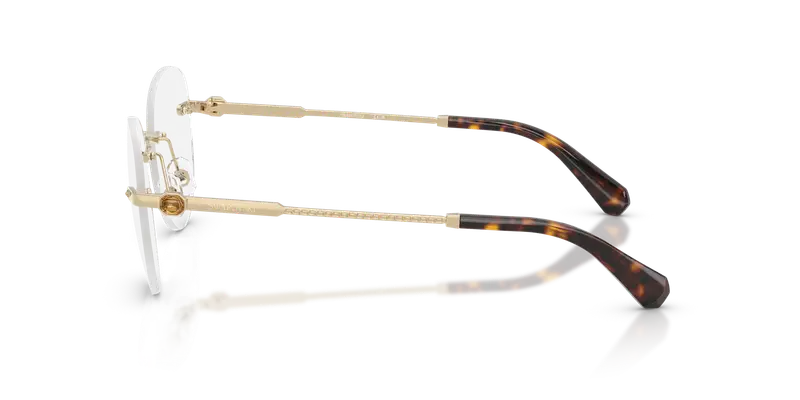 Swarovski Donna SK1021 4013 Montature da vista Metallo Oro Trasparente Pantos Normale miniatura 3