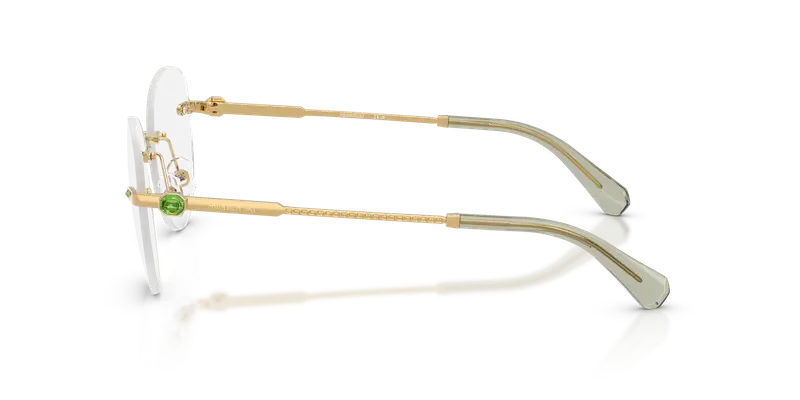 Swarovski Donna SK1021 4017 Montature da vista Metallo Oro Trasparente Pantos Normale miniatura 3