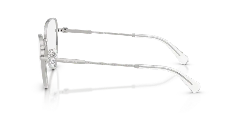 Swarovski Donna SK1022 4001 Montature da vista Metallo Argento Trasparente Cat Eye Normale miniatura 3