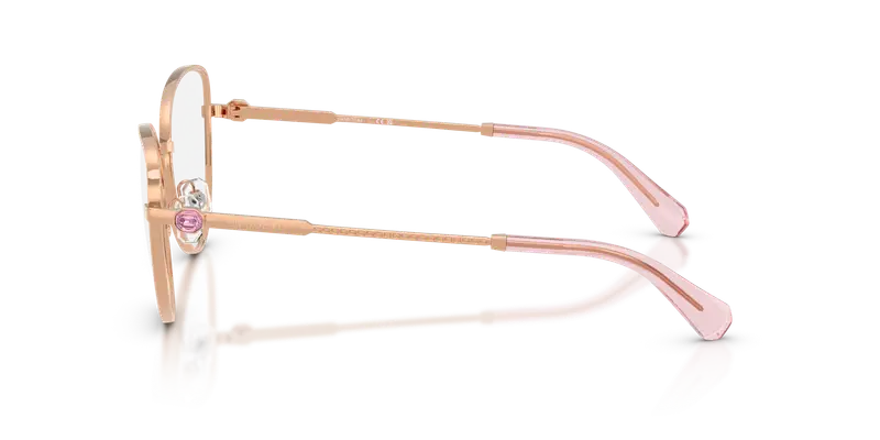 Swarovski Donna SK1022 4014 Montature da vista Metallo Oro Trasparente Cat Eye Normale miniatura 3