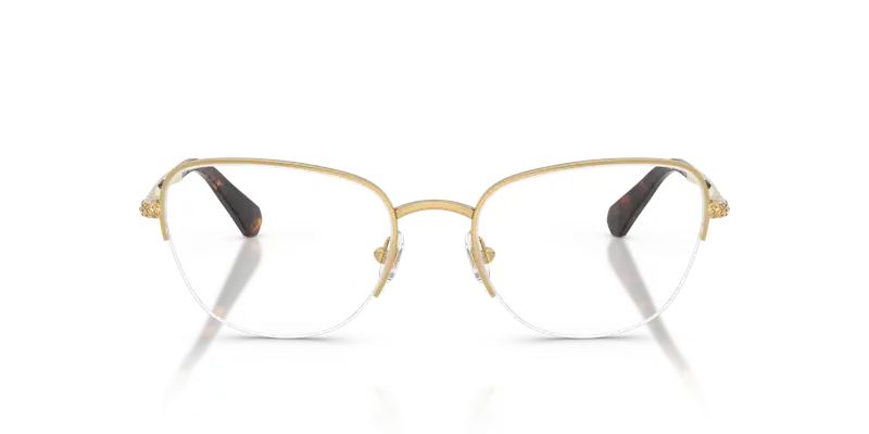 Swarovski Donna SK1023 4004 Montature da vista Metallo Oro Trasparente Cat Eye Normale miniatura 2