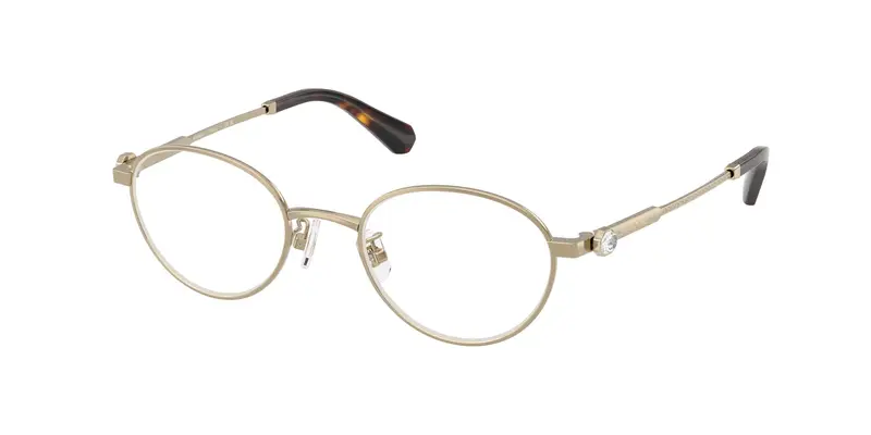 Swarovski Donna SK1028TD  4013 Montature da vista Titanio Oro Trasparente Rotonda Normale