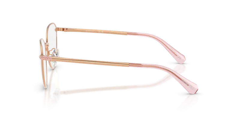 Swarovski Donna SK1029D 4014 Montature da vista Metallo Oro Trasparente Rotonda Normale miniatura 3