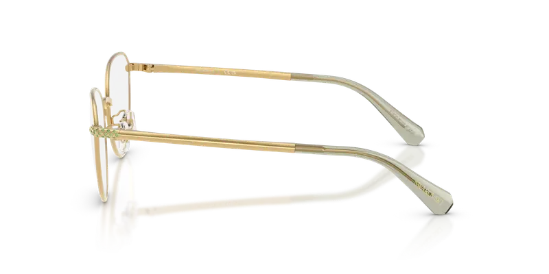 Swarovski Donna SK1029D 4017 Montature da vista Metallo Oro Trasparente Rotonda Normale miniatura 3