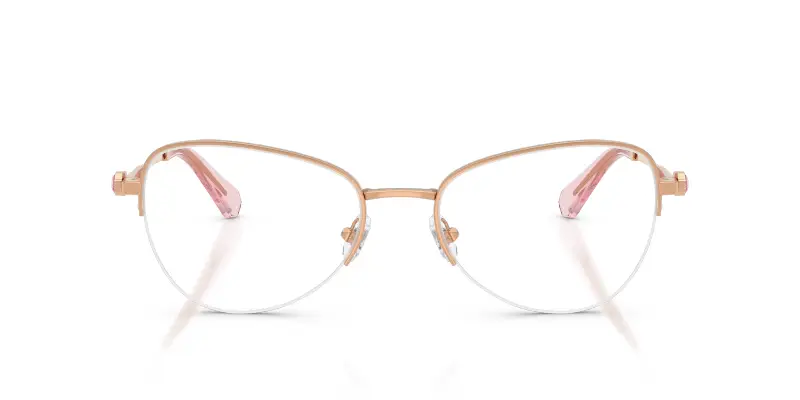 Donna SK1032 4014 Montature da vista Metallo Oro Trasparente Rotonda Normale miniatura 3