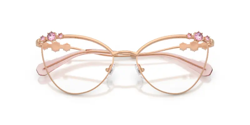 Donna SK1033 4014 Montature da vista Metallo Oro Trasparente Cat Eye Normale miniatura 2