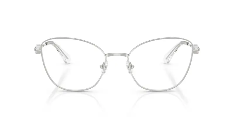 Donna SK1034 4001 Montature da vista Metallo Argento Trasparente Cat Eye Normale miniatura 3