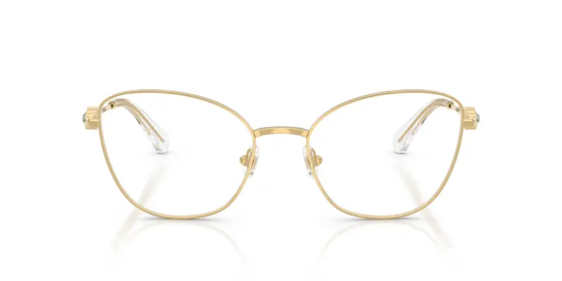 Donna SK1034 4004 Montature da vista Metallo Oro Trasparente Cat Eye Normale miniatura 3