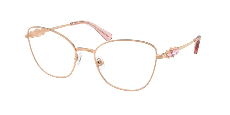 Donna SK1034 4014 Montature da vista Metallo Oro Trasparente Cat Eye Normale