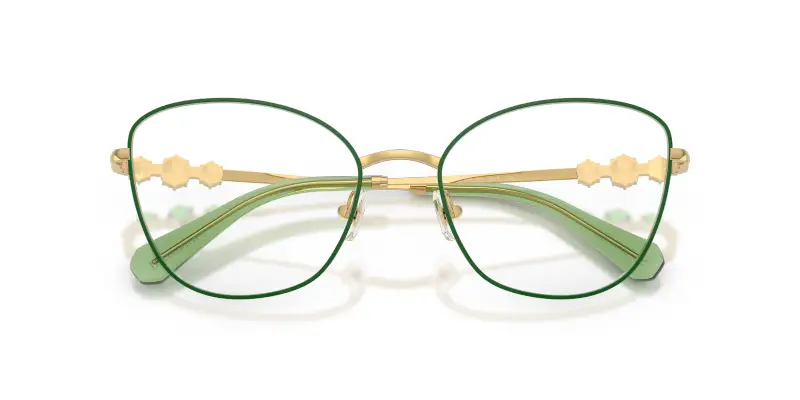 Donna SK1034 4044 Montature da vista Metallo Oro Trasparente Cat Eye Normale miniatura 2