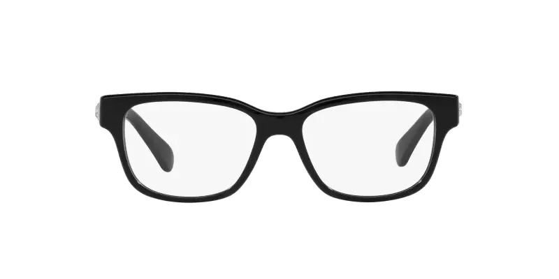 Donna SK2007 1001 Montature da vista Acetato Nero Trasparente Pillow Normale miniatura 2