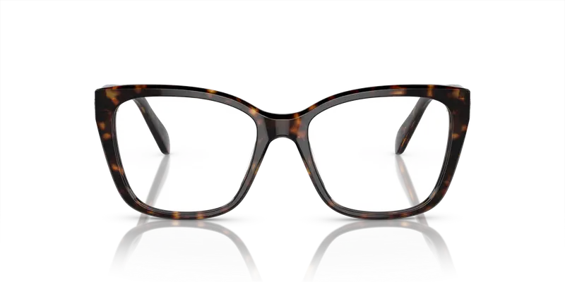 Swarovski Donna SK2008 1002 Montature da vista Acetato Tartaruga Trasparente Geometrica Normale miniatura 2