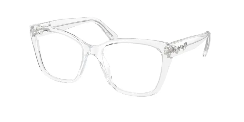 Swarovski Donna SK2008 1027 Montature da vista Acetato Trasparente Trasparente Geometrica Normale