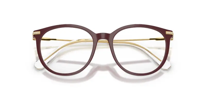 Donna SK2009 1008 Montature da vista Acetato Viola Trasparente Pantos Normale miniatura 2