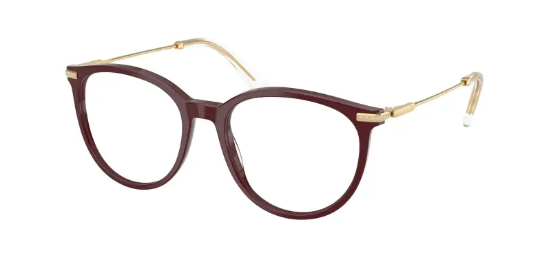 Donna SK2009 1008 Montature da vista Acetato Viola Trasparente Pantos Normale