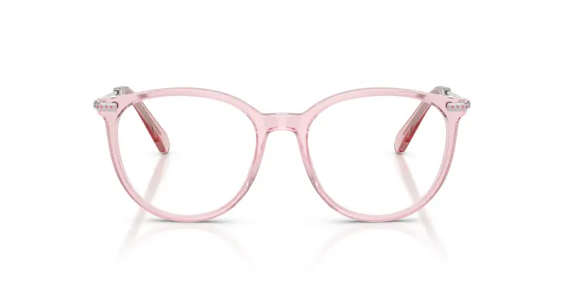 Donna SK2009 3001 Montature da vista Acetato Rosa Trasparente Pantos Normale miniatura 3
