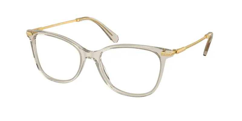 Donna SK2010 3003 Montature da vista Acetato Beige Trasparente Squadrata Normale