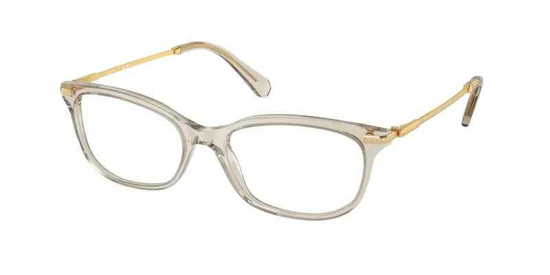 Donna SK2017 3003 Montature da vista Acetato Marrone Trasparente Squadrata Normale