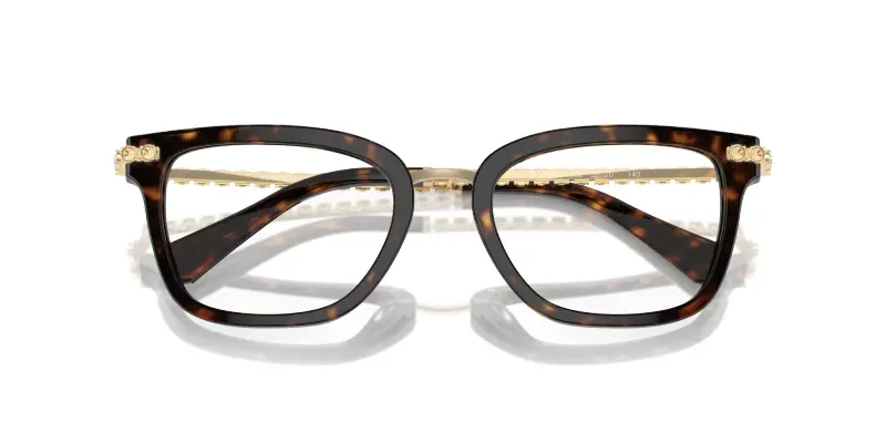 Donna SK2018 1002 Montature da vista Acetato Marrone Trasparente Squadrata Normale miniatura 2