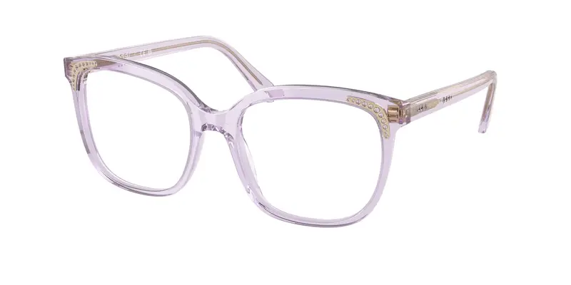 Swarovski Donna SK2033  1079 Montature da vista Acetato Viola Trasparente Farfalla Normale