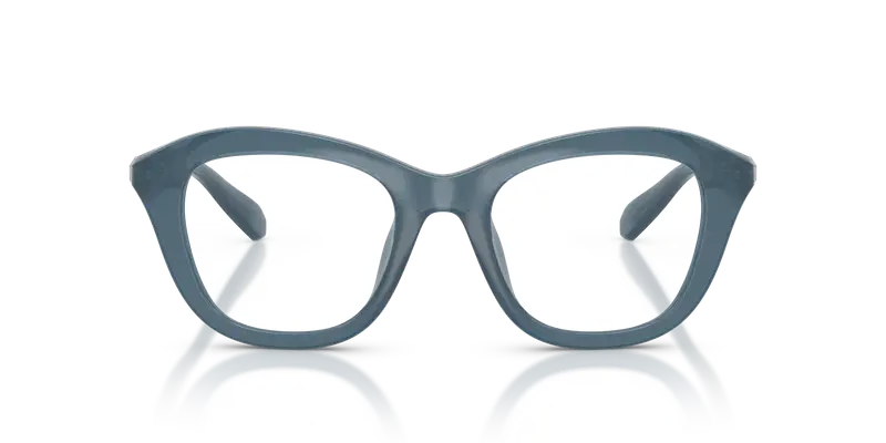 Swarovski Donna SK2042U 1035 Montature da vista Iniettato Blu Trasparente Cat Eye Normale miniatura 2