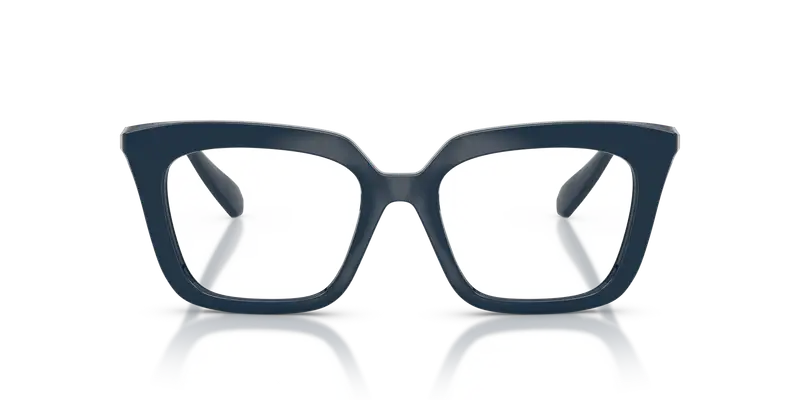 Swarovski Donna SK2043 1004 Montature da vista Acetato Blu Trasparente Squadrata Normale miniatura 2