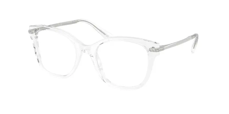 Swarovski Donna SK2044  1027 Montature da vista Acetato Trasparente Trasparente Squadrata Normale