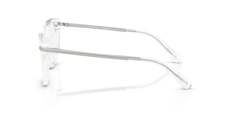 Swarovski Donna SK2044 1027 Montature da vista Acetato Trasparente Trasparente Squadrata Normale miniatura 3