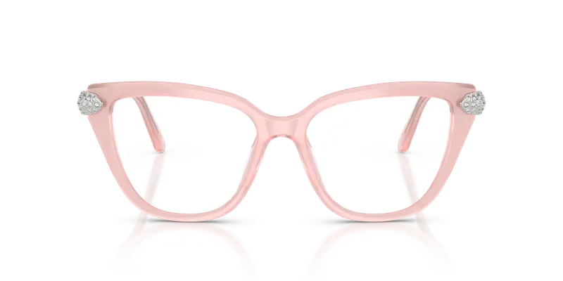 Swarovski Donna SK2045 1041 Montature da vista Acetato Rosa Trasparente Cat Eye Normale miniatura 2