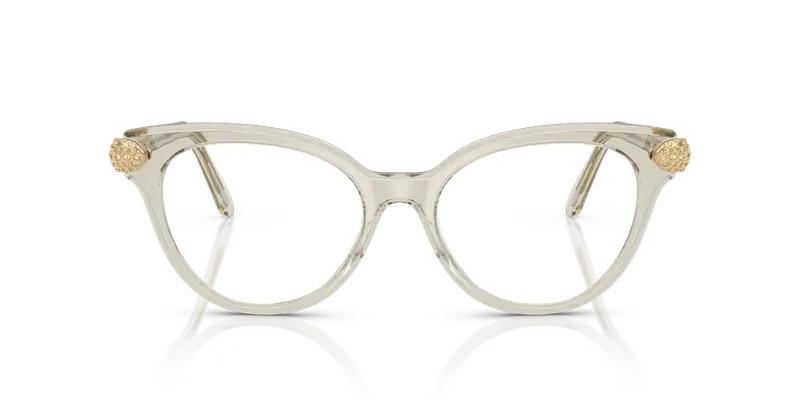 Swarovski Donna SK2046 3003 Montature da vista Acetato Marrone Trasparente Pantos Normale miniatura 2