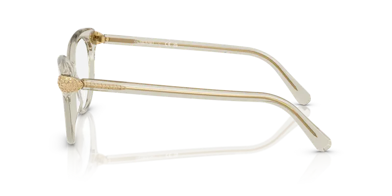 Swarovski Donna SK2046 3003 Montature da vista Acetato Marrone Trasparente Pantos Normale miniatura 3