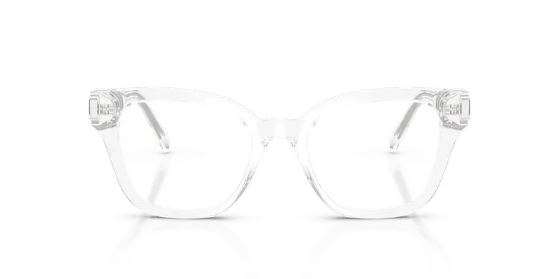 Swarovski Donna SK2048 1027 Montature da vista Acetato Trasparente Trasparente Squadrata Normale miniatura 2