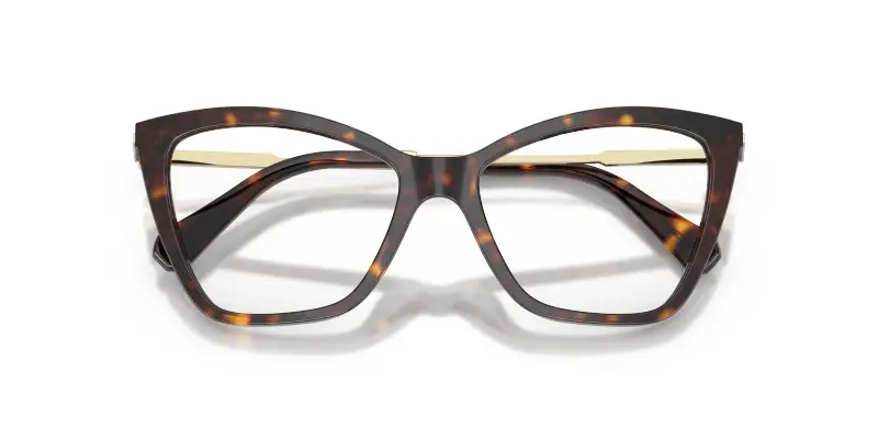 Donna SK2051 1002 Montature da vista Acetato Tartaruga Trasparente Cat Eye Normale miniatura 2