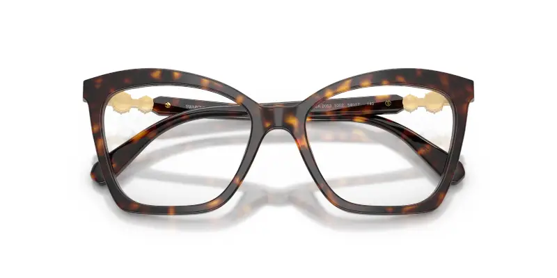 Donna SK2053 1002 Montature da vista Acetato Tartaruga Trasparente Cat Eye Normale miniatura 2