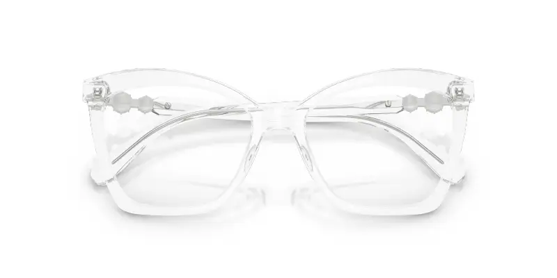 Donna SK2053 1027 Montature da vista Acetato Trasparente Trasparente Cat Eye Normale miniatura 2