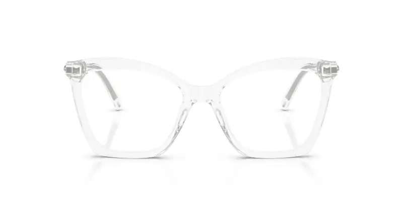 Donna SK2053 1027 Montature da vista Acetato Trasparente Trasparente Cat Eye Normale miniatura 3