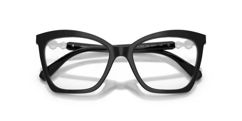 Donna SK2053 1038 Montature da vista Acetato Nero Trasparente Cat Eye Normale miniatura 2