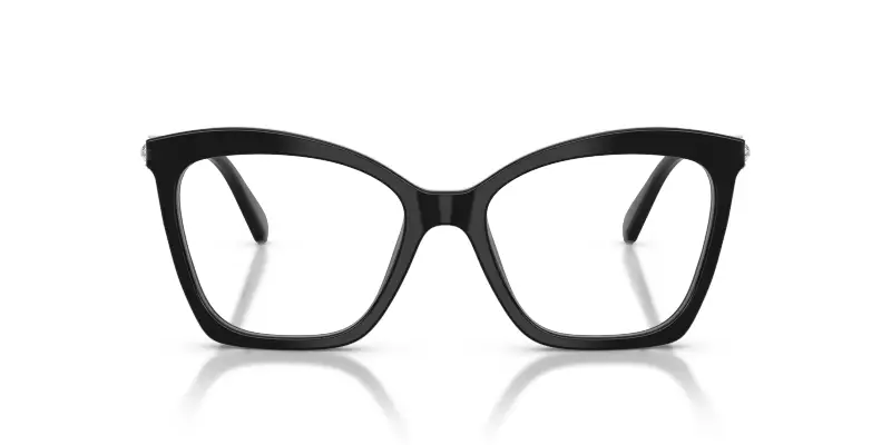 Donna SK2053 1038 Montature da vista Acetato Nero Trasparente Cat Eye Normale miniatura 3