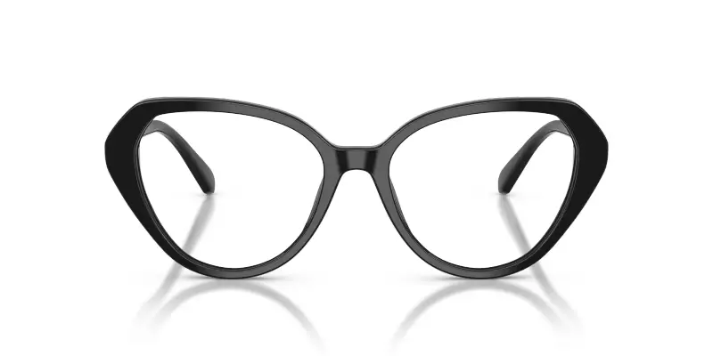 Donna SK2054 1001 Montature da vista Acetato Nero Trasparente Cat Eye Normale miniatura 3