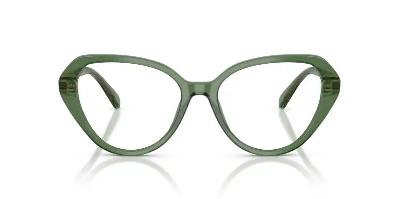 Donna SK2054 1085 Montature da vista Acetato Verde Trasparente Cat Eye Normale miniatura 3