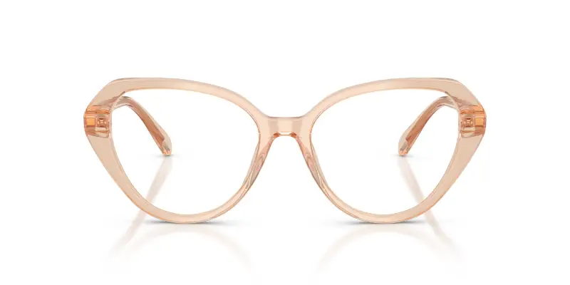 Donna SK2054 1086 Montature da vista Acetato Marrone Trasparente Cat Eye Normale miniatura 3