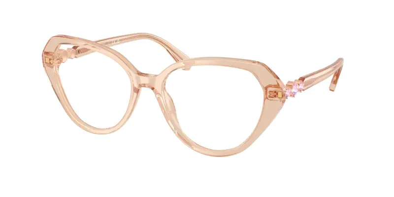 Donna SK2054 1086 Montature da vista Acetato Marrone Trasparente Cat Eye Normale